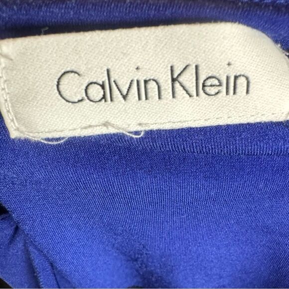 Calvin Klein beautiful ombré abstract print pleated top size XL - Picture 5 of 8